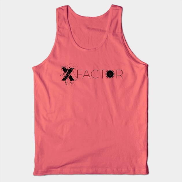 X-Factor EDU Logo Black Tank Top by X-Factor EDU